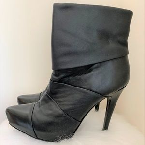 Aldo foldover ankle booties